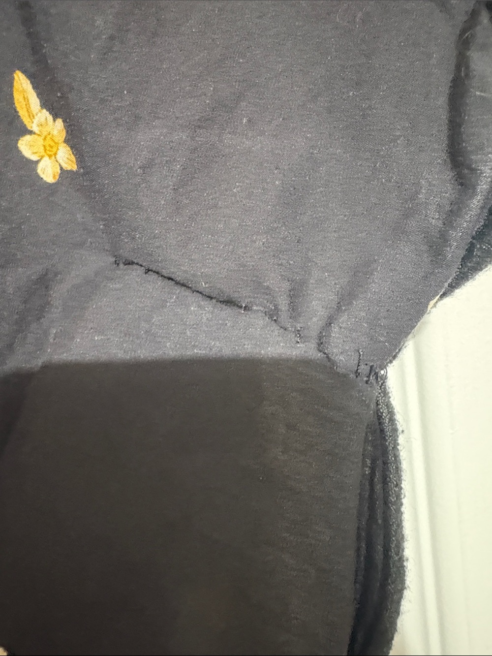 FARM Rio Black Midi Dress with Gold Floral Print - Picture 8 of 9